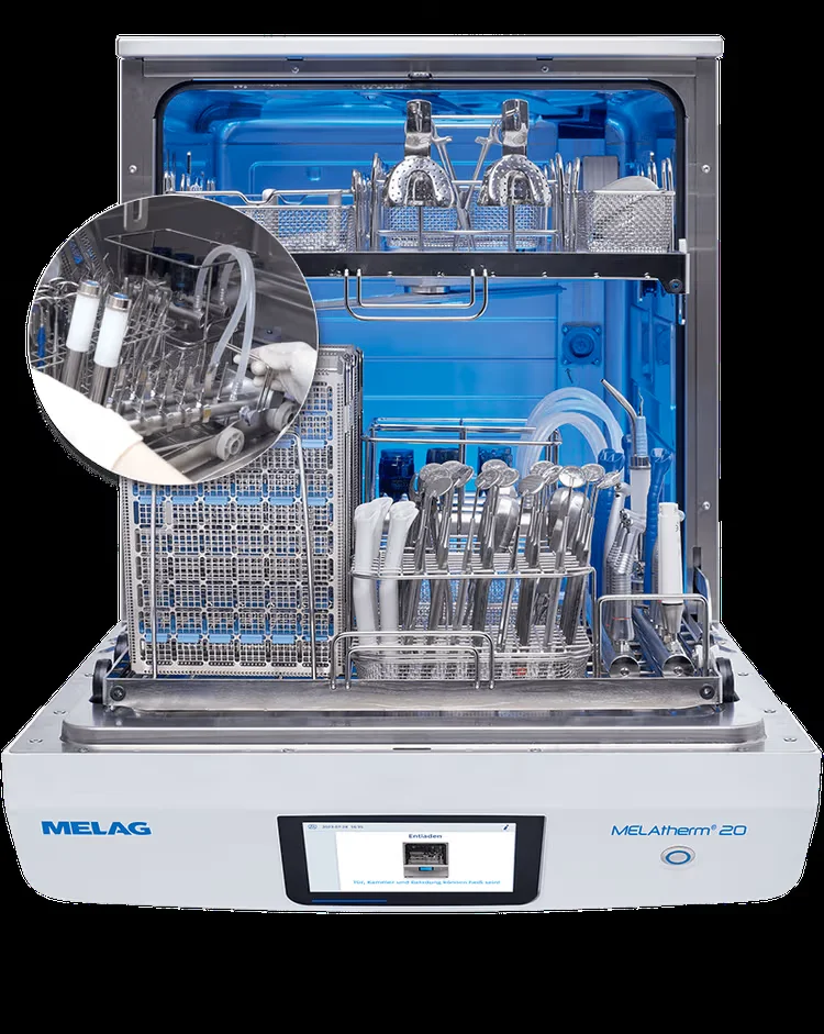 MELAtherm 20 – XXL myjnia-dezynfektor do gabinetów medycznych