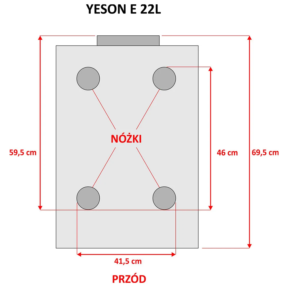 Autoklaw YESON serii E 22L BLACK (LCD) – autoklaw parowy klasy B o pojemności 22 L